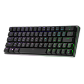 Cooler Master SK622 Wireless 60% Mechanical Keyboard with Low Profile Blue Switches Wired